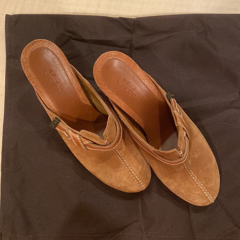 Cole Haan Suede Mules - Picture 2 of 8